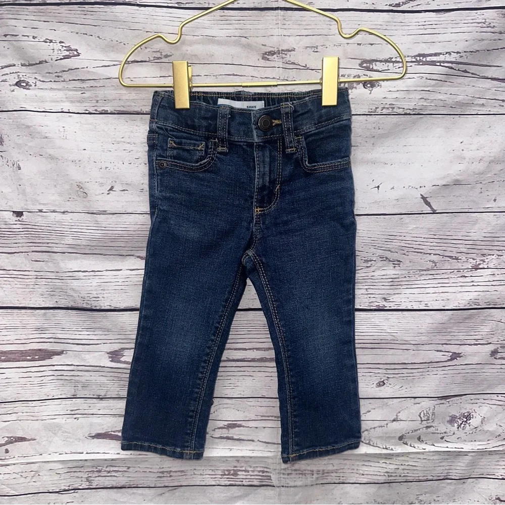 Old Navy Karate Skinny Blue Denim Jeans Size 12-18 Months